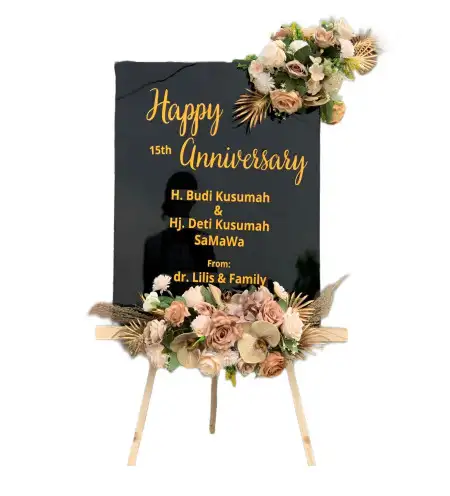 Papan Bunga Akrilik Pamek